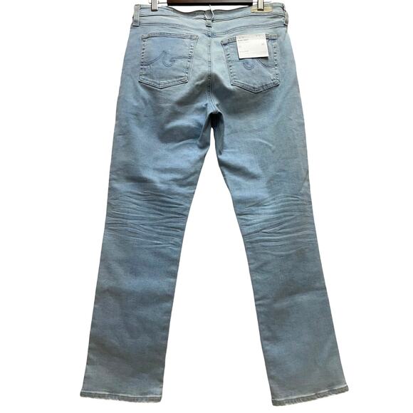 Adriano Goldschmied Mari Crop High Rise Straight Distressed Knee Women's Size 32 - Picture 2 of 12